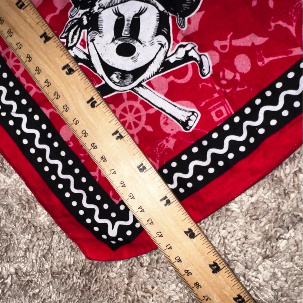 Disney Mickey Mouse Pirate Bandana Disney Cruise 20”x20”
